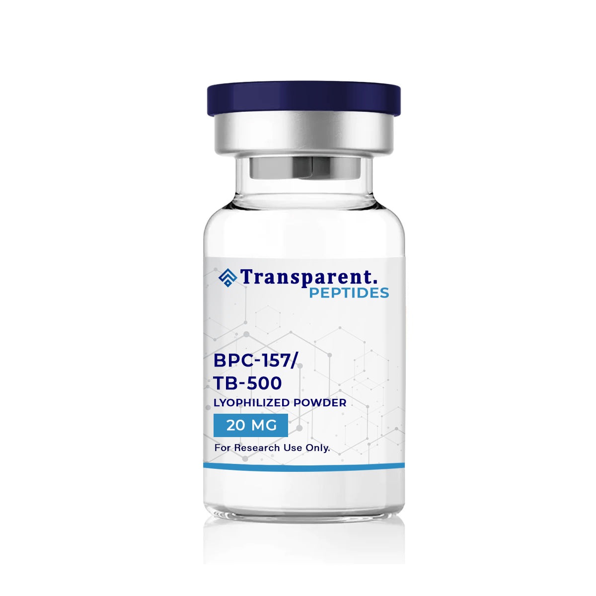 bpc 157 and tb 500 combination peptide in 20mg lyophilized powder