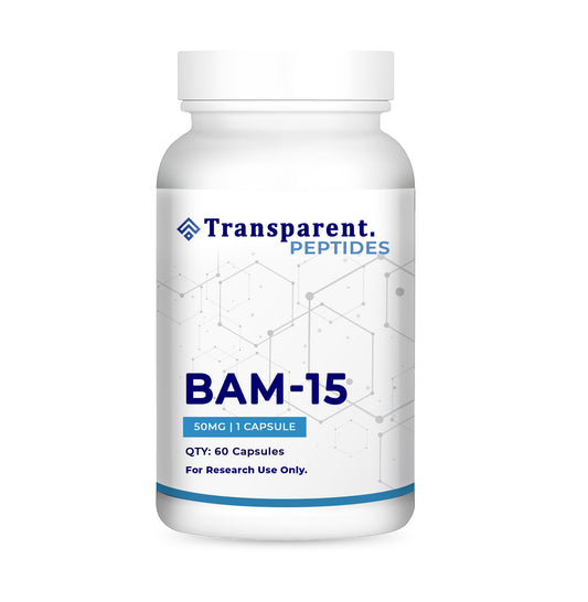 bam 15 capsules 50mg by transparent peptides