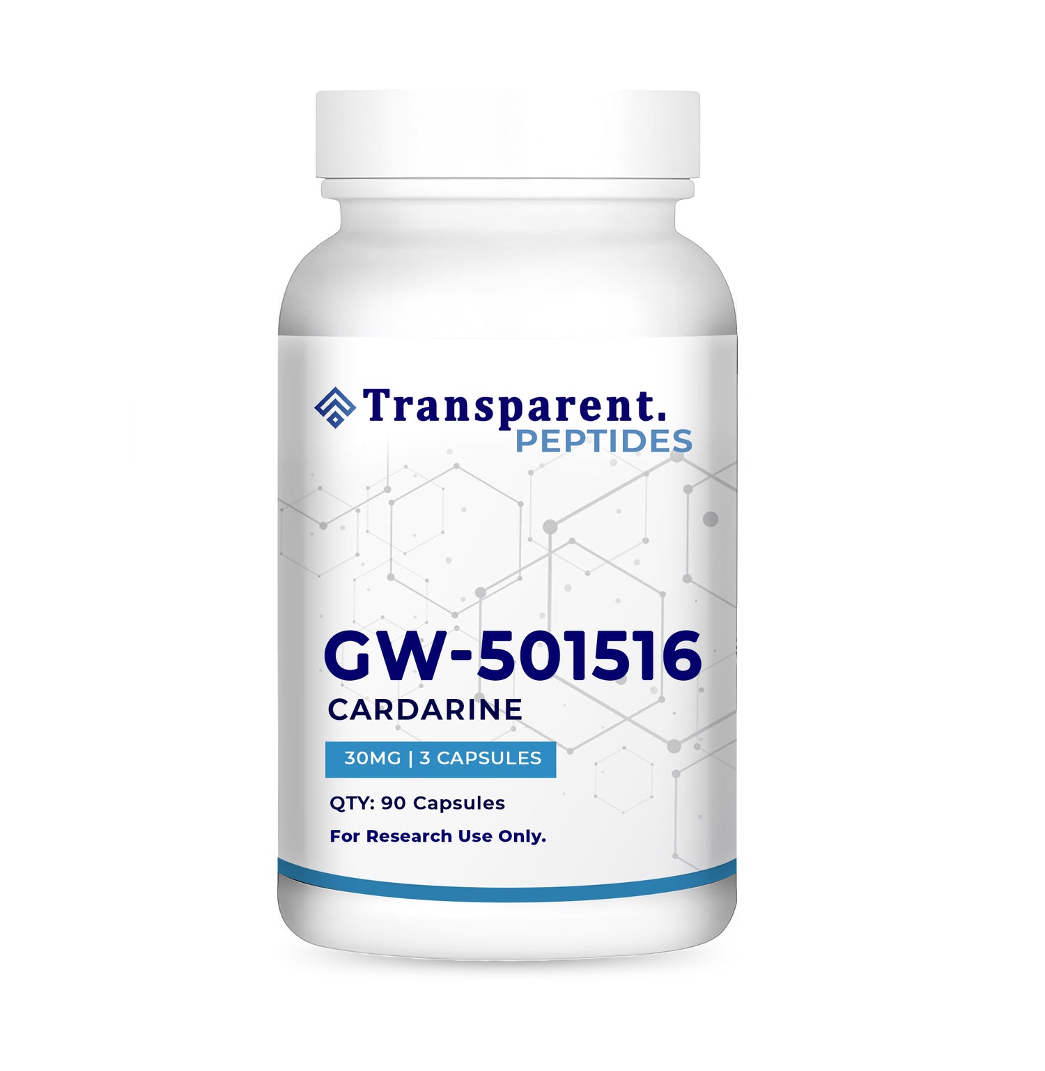 gw 501515 cardarine 30mg capsules by transparent peptides