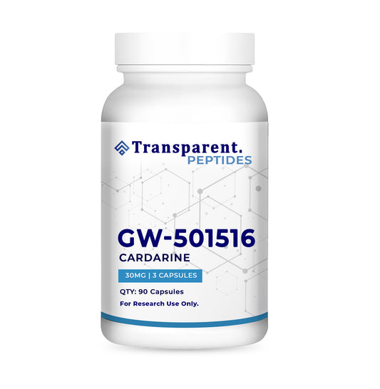 gw 501515 cardarine 30mg capsules by transparent peptides