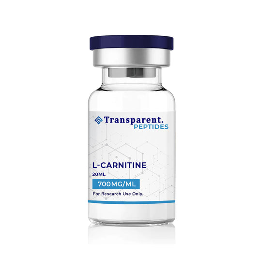 l-carnitine liquid in a vial peptide