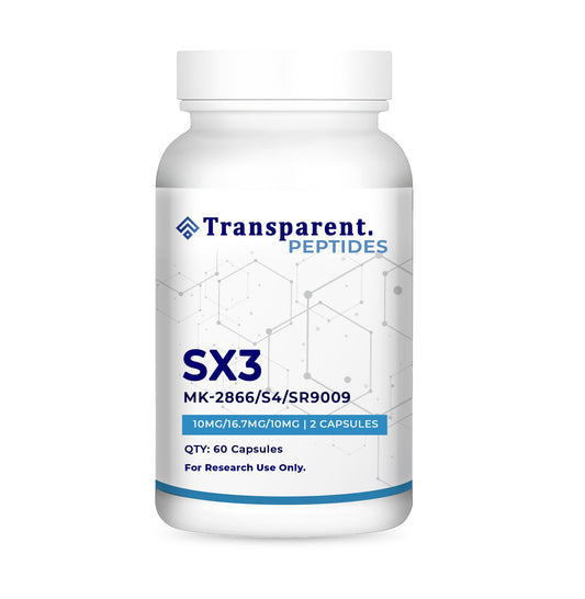 sx3 60 capsules by transparent peptides