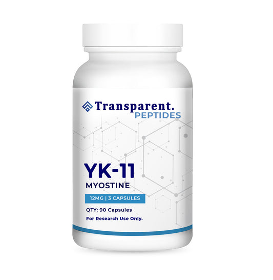 yk 11 myostine 12mg capsules by transparent peptides